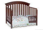 Delta Children Chocolate (204) Bentley 4-in-1 Crib, Toddler Bed Conversion with Toddler Guard Rail b2b 12-Bentley 4-in-1 Crib
