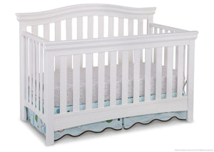 Delta Children White Ambiance (108) Bennington Curved 4-in-1 Crib 5-Bennington Curved 4-in-1 Crib