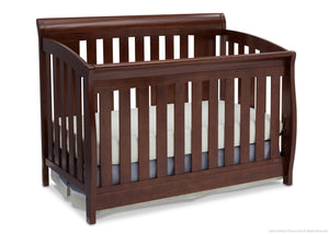 Delta Children Chocolate (204) Clermont 4-in-1 Crib, Crib Conversion b2b 9-Clermont 4-in-1 Crib