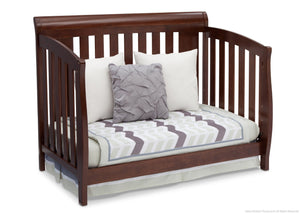 Delta Children Chocolate (204) Clermont 4-in-1 Crib, Day Bed Conversion b4b 11-Clermont 4-in-1 Crib