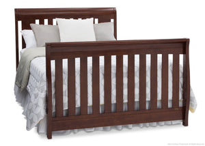 Delta Children Chocolate (204) Clermont 4-in-1 Crib, Full-Size Bed Conversion b5b 12-Clermont 4-in-1 Crib