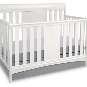 Delta Children White Ambiance (108) Bennington Sleigh 4-in-1 Crib, Crib Conversion a2a 5-Bennington Sleigh 4-in-1 Crib