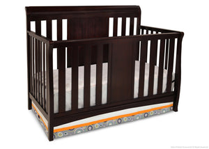 Delta Children Dark Chocolate (207) Bennington Sleigh 4-in-1 Crib, Crib Conversion b2b 17-Bennington Sleigh 4-in-1 Crib