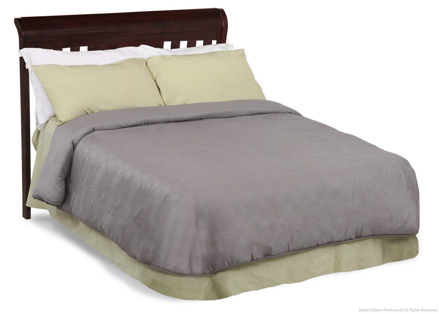 Delta Children Dark Chocolate (207) Bennington Sleigh 4-in-1 Crib, Full-Size Conversion b5b 9-Bennington Sleigh 4-in-1 Crib