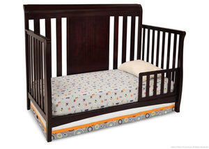 Delta Children Dark Chocolate (207) Bennington Sleigh 4-in-1 Crib, Toddler Bed Conversion b3b 8-Bennington Sleigh 4-in-1 Crib