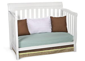 Delta Childrens White (100) Eclipse 4-in-1 Day Bed Conversion a4a 6-Eclipse 4-in-1 Crib