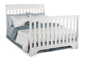 Delta Childrens White (100) Eclipse 4-in-1 Full Bed Conversion a5a 7-Eclipse 4-in-1 Crib