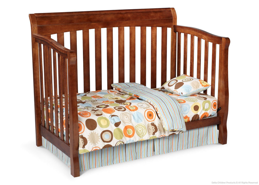 Delta Childrens Spiced Cinnamon (209) Eclipse 4-in-1 Toddler Bed Conversion b2b 6-Eclipse 4-in-1 Crib