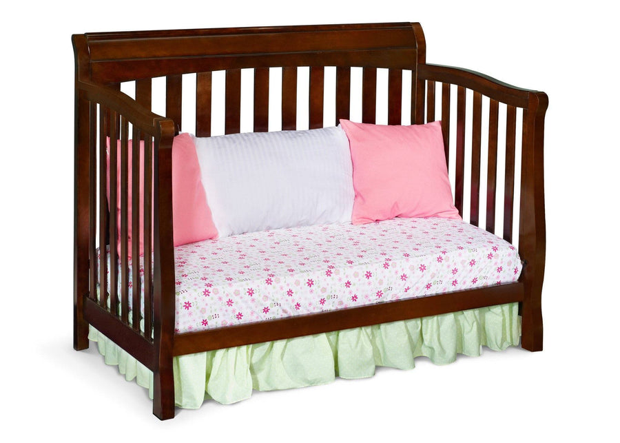 Delta Childrens Black Cherry Espresso (607) Eclipse 4-in-1 Day Bed Conversion c5c 10-Eclipse 4-in-1 Crib