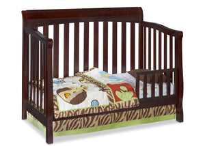 Delta Childrens Vintage Espresso (616) Eclipse 4-in-1 Toddler Bed Conversion d2d 3-Eclipse 4-in-1 Crib