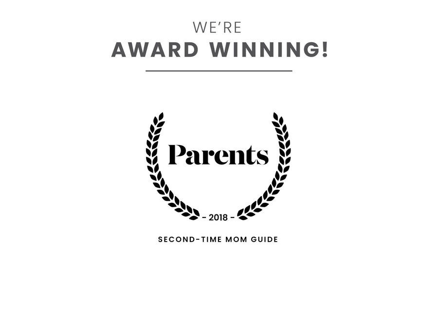 Award badge for Second-time Mom Guide Black Cherry Espresso 607 22-Haven 4-in-1 Crib