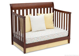 Delta Children Espresso Truffle (208) Haven 4-in-1 Crib, Day Bed Conversion b4b 11-Haven 4-in-1 Crib