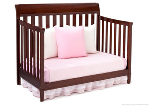 Delta Children Black Cherry Espresso (607) Haven 4-in-1 Crib, Day Bed Conversion c5c 16-Haven 4-in-1 Crib