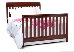 Delta Children Black Cherry Espresso (607) Haven 4-in-1 Crib, Full-Size Bed Conversion c6c 17-Haven 4-in-1 Crib