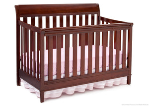 Delta Children Black Cherry Espresso (607) Haven 4-in-1 Crib, Crib Conversion c3c 14-Haven 4-in-1 Crib