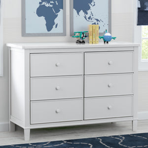 White (100) 17-Haven 6 Drawer Dresser