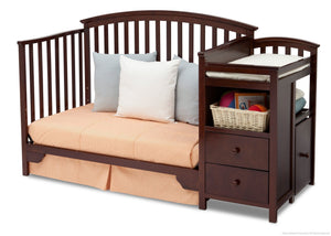 Delta Children Black Cherry Espresso (607) Sonoma Crib 'N' Changer, Day Bed Conversion b5b 10-Sonoma Crib N Changer