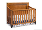 Delta Children Honey / Black (925) Disney Mickey Icon 4-in-1 Crib, Crib Conversion 7-Disney Mickey Icon 4-in-1 Crib