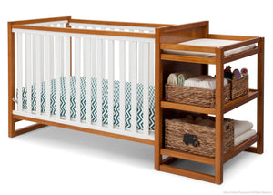 Delta Children Warm Honey / White (2053) Gramercy Crib 'N' Changer, Crib Conversion 6-Gramercy Crib N Changer