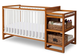 Delta Children Warm Honey / White (2053) Gramercy Crib 'N' Changer, Crib Conversion a4a 7-Gramercy Crib N Changer