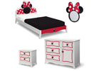 Minnie Mouse Wooden Twin Bedroom Collection (99447MN), Silo Collection, a2a 2-Deluxe Minnie Mouse Twin Bed