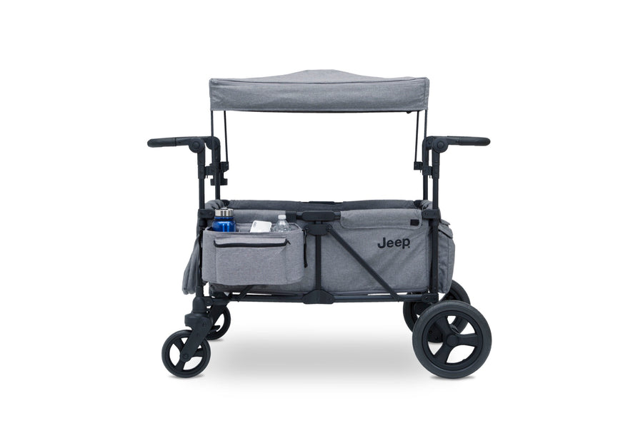 Grey (2148) 9-Jeep Parent Organizer for Wrangler Stroller Wagon