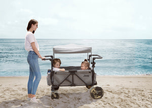 Black (001) 0-Jeep All-Terrain Sand Wheels for Stroller Wagons #60001 and #60003