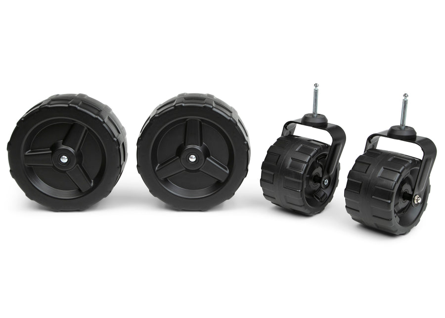 Black (001) 5-Jeep All-Terrain Sand Wheels for Stroller Wagons #60001 and #60003