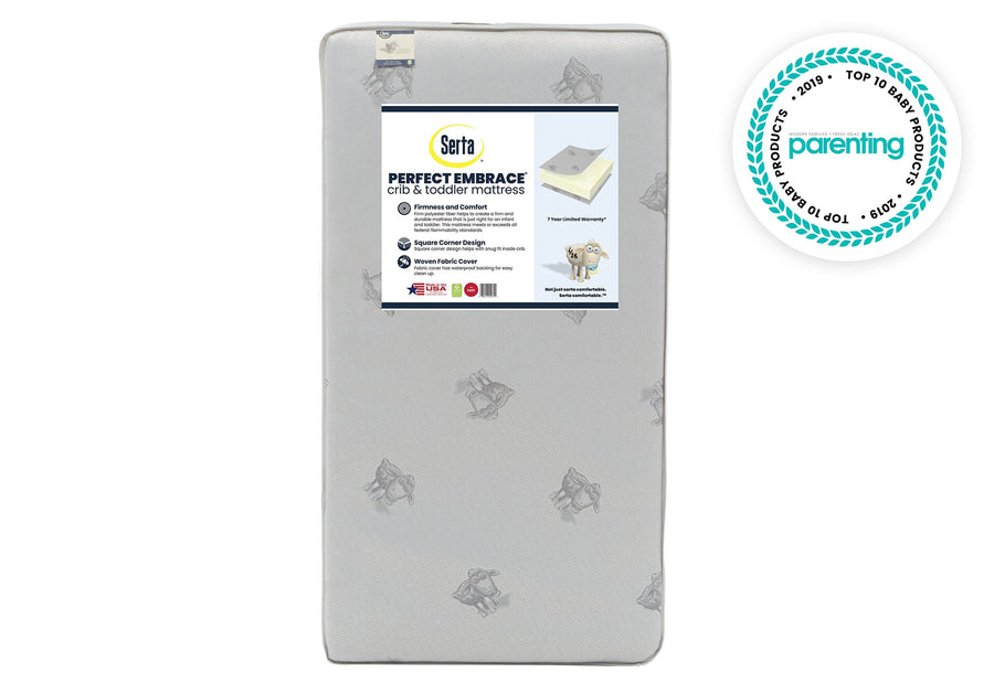 (not used) 2-Serta Perfect Embrace Crib and Toddler Mattress
