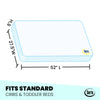 Serta Perfect Embrace Crib and Toddler Mattress, Dimensions View 6-Serta Perfect Embrace Crib and Toddler Mattress