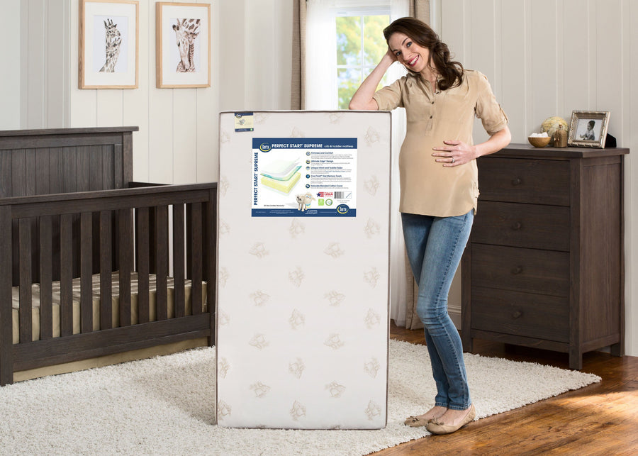Serta Perfect Start Supreme Crib & Toddler Mattress, Lifestyle View, a1a No Color (NO) 3-Serta Perfect Start® Supreme Crib & Toddler Mattress