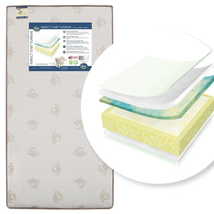 Serta Perfect Start Supreme Crib & Toddler Mattress, Front View, a2a No Color (NO) 20-Serta Perfect Start® Supreme Crib & Toddler Mattress