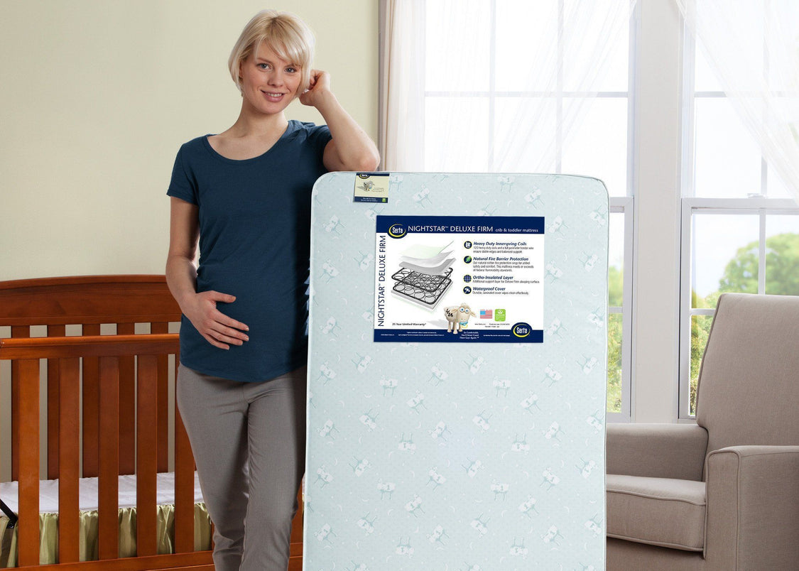 Serta Nightstarâ„¢ Deluxe Firm Crib & Toddler Mattress In Nursery a1a No Color (NO)