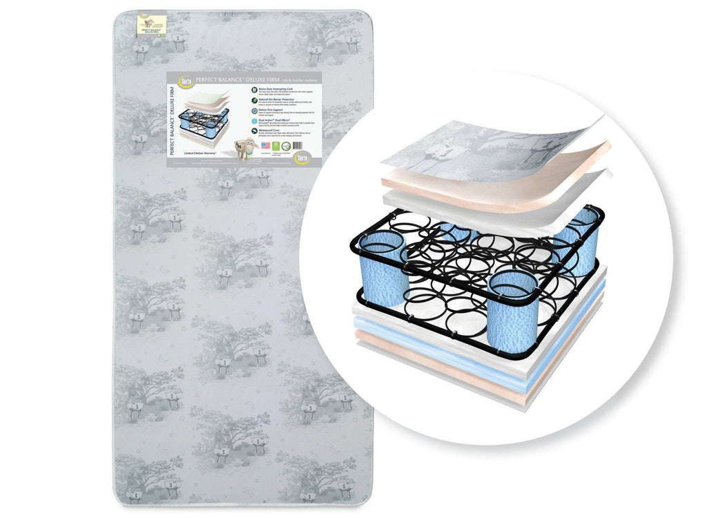 Perfect Balance™ Deluxe Firm Crib & Toddler Mattress No Color (NO)