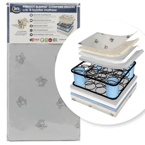 Serta Perfect SleeperÂ® Comfort Deluxe Crib and Toddler Mattress (A46115-1045), a1a No Color (NO) 14-Perfect Sleeper® Comfort Deluxe Crib and Toddler Mattress
