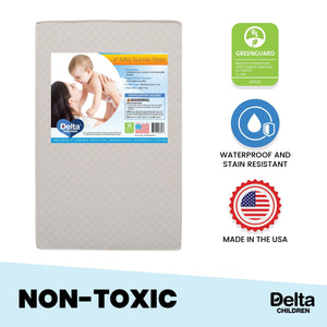 Delta Children Twinkle Stars 4-Inch Mini Crib Mattress, Main View 20-Twinkle Stars 4-Inch Mini Crib Mattress
