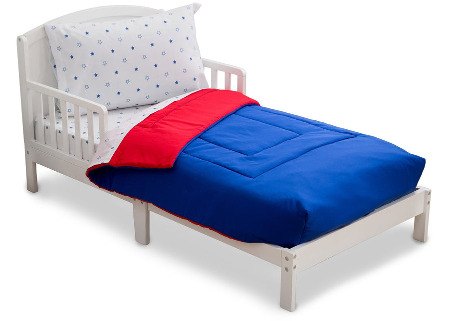 Boy 4-Piece Toddler Bedding Set, All-American (2206) f3f 17-Boys 4-Piece Toddler Bedding Set