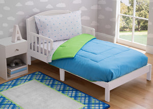 Boy 4-Piece Toddler Bedding Set, Bright Star (2207) g1g 65-Boys 4-Piece Toddler Bedding Set