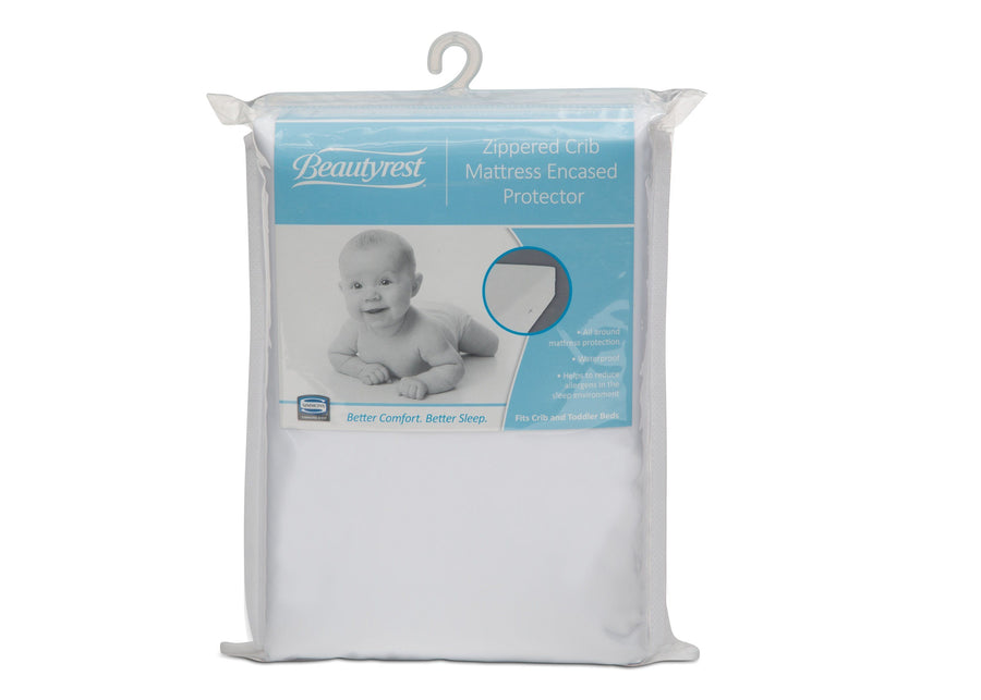 Simmons Kids BeautyrestÂ® Zippered Crib Mattress Encased Protector (B27030-0001), a1a No Color (NO) 1-Beautyrest® Zippered Crib Mattress Encased Protector