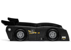 Delta Children Black (001) Grand Prix Race Car Toddler-to-Twin Bed, Toddler Side Silo View 8-Grand Prix Race Car Toddler-to-Twin Bed