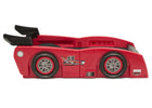Delta Children Red & Black (620) Grand Prix Race Car Toddler-to-Twin Bed, Toddler Side Silo View 26-Grand Prix Race Car Toddler-to-Twin Bed