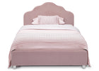 Pink and White (1187) 2-Upholstered Twin Bed