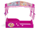 Disney Princess (1034) 3-Disney Princess Plastic Sleep and Play Toddler Bed with Canopy by Delta Children