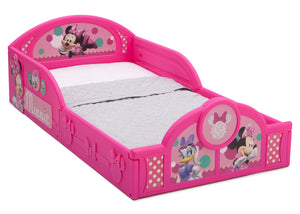 Minnie Mouse (1063), Minnie Mouse Plastic Sleep and Play Toddler Bed Side View 2