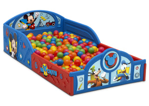 Mickey Hot Dog (1054) Delta Children Mickey Mouse Plastic Sleep and Play Toddler Bed, Sleep and Play 5