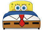 Delta Children SpongeBob (1112) SquarePants Upholstered Twin Bed, Front Silo View 4-SpongeBob SquarePants Upholstered Twin Bed