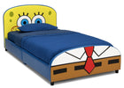 Delta Children SpongeBob (1112) SquarePants Upholstered Twin Bed, Right Silo View 3-SpongeBob SquarePants Upholstered Twin Bed
