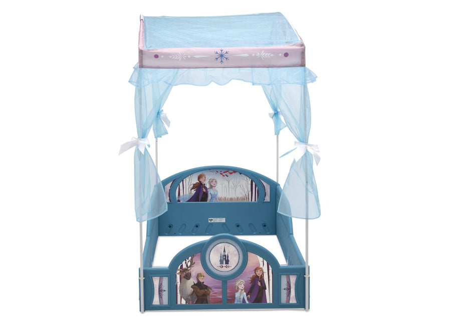 Frozen 2 (1097) 4-Disney Frozen II Plastic Sleep and Play Toddler Bed with Canopy by Delta Children