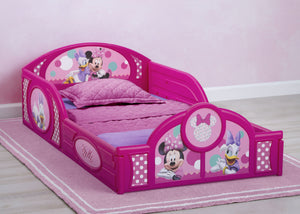 Delta Children Minnie Mouse (1063) Plastic Sleep and Play Toddler Bed, Hangtag View 0