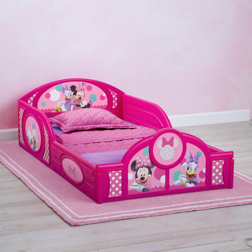 Delta Children Minnie Mouse (1063) Plastic Sleep and Play Toddler Bed